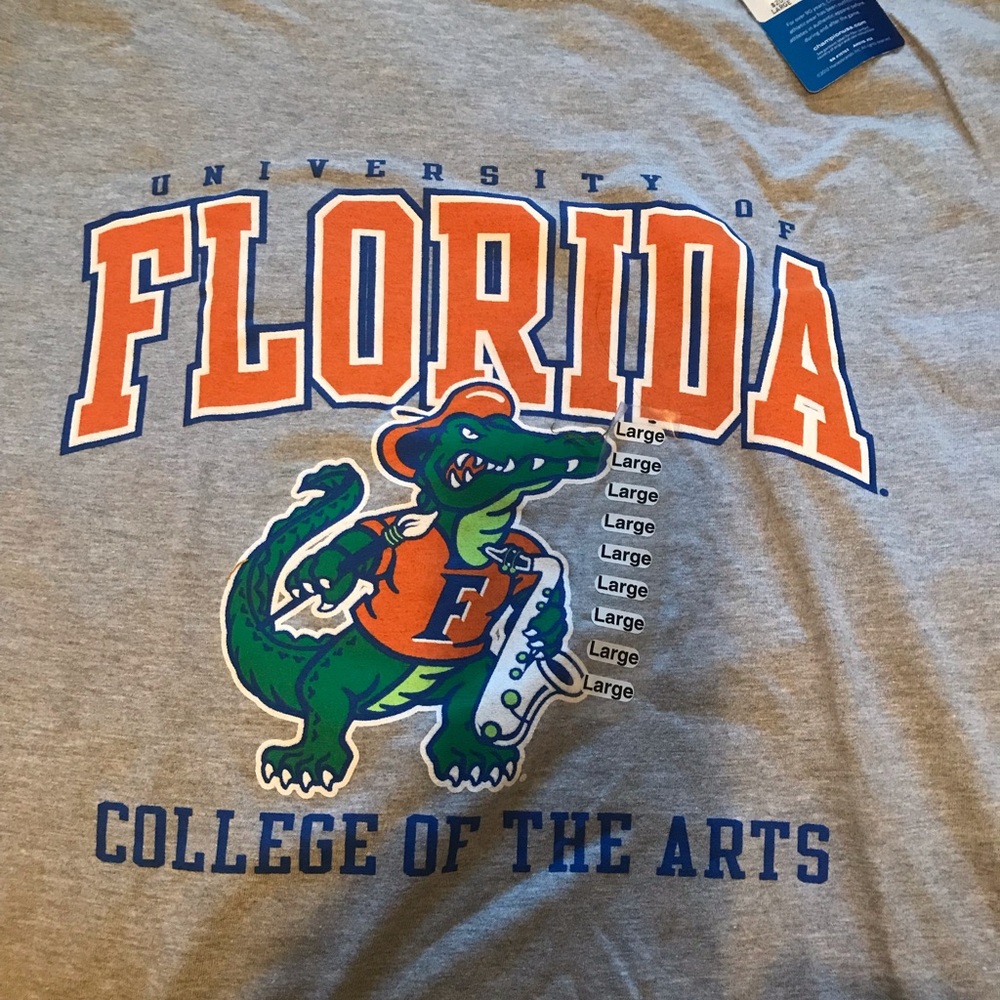 University of Florida college of the arts t shirt